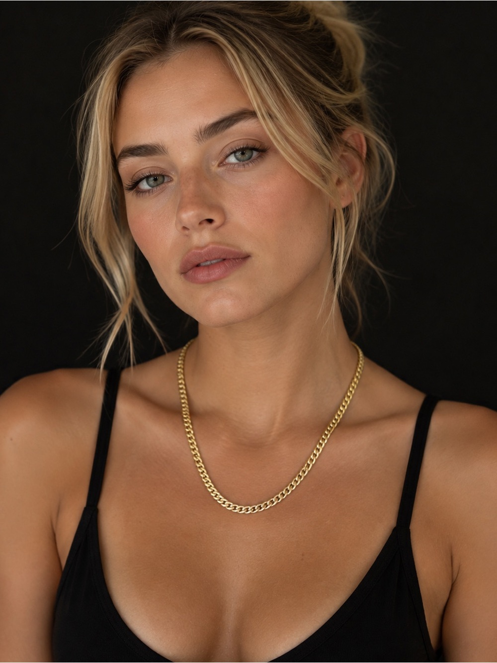 20" Visantin style 3.5mm chain Unisex